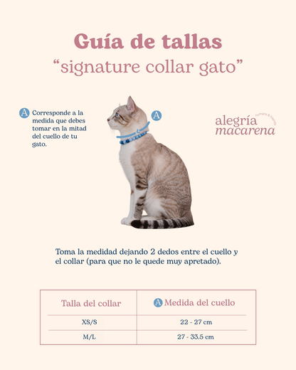 Signature Collar Gato Verde